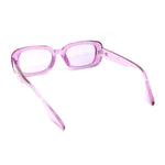 Whimsical Pop Color Oval Rectangle Mod Sunglasses