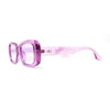 Whimsical Pop Color Oval Rectangle Mod Sunglasses