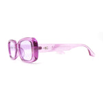 Whimsical Pop Color Oval Rectangle Mod Sunglasses