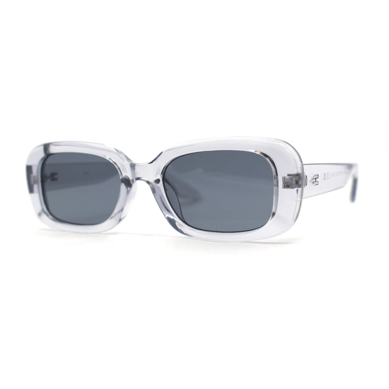 Whimsical Pop Color Oval Rectangle Mod Sunglasses