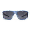 Mens Xloop Digital Camo Print Rectangle Wrap Sport Sunglasses