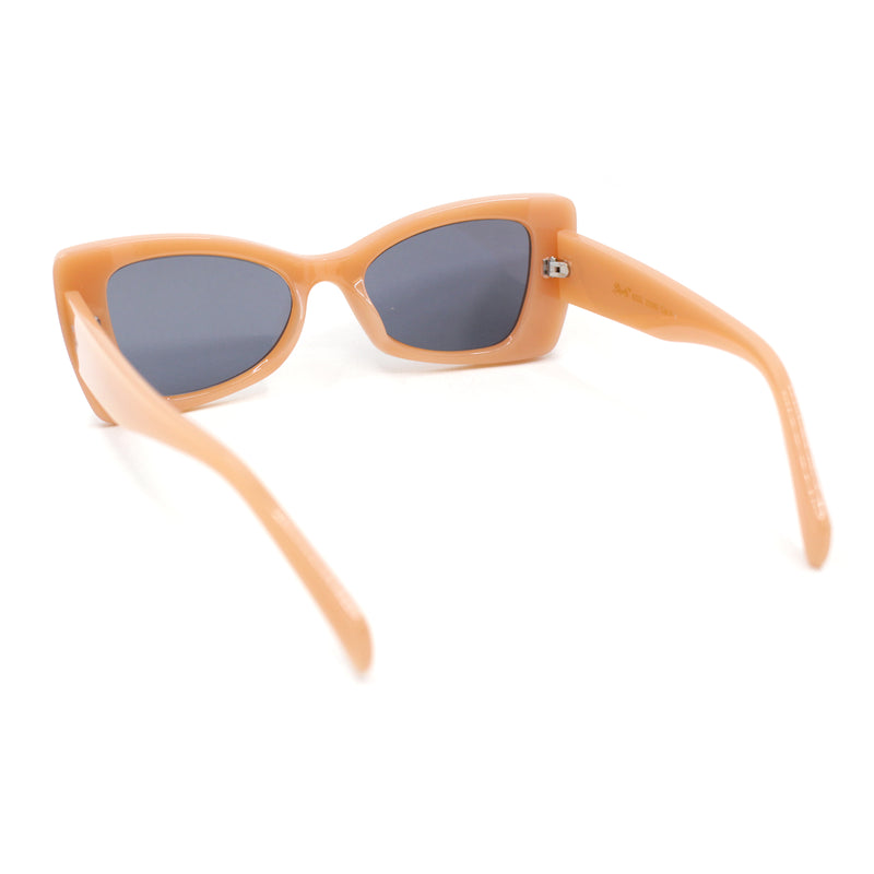 Womens Narrow Butterfly Mod Fashion Sunglasses