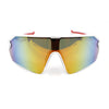 Xloop Colorful Oversized Mirror Lens Half Rim Wrap Sport Sunglasses