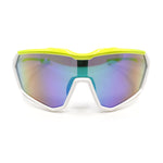 Xloop Oversized Mirror Lens Wrap Around Plastic Riding Sport Sunglasses