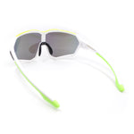Xloop Oversized Mirror Lens Wrap Around Plastic Riding Sport Sunglasses