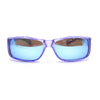 Polarized Colorful Mirror Lens 62mm Rectangle Fit Over Sunglasses Over Glasses