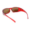 Polarized Colorful Mirror Lens 62mm Rectangle Fit Over Sunglasses Over Glasses