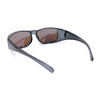 Polarized Colorful Mirror Lens 62mm Rectangle Fit Over Sunglasses Over Glasses