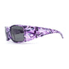 Polarized Womens Rhinestone 62mm Rectangle Fit Over Sunglasses Over Glasses