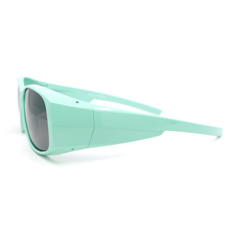 Polarized Pop Colorful Rectangular 60mm Fit Over Sunglasses Over Glasses