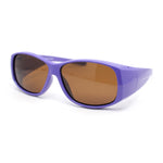 Polarized Pop Colorful Rectangular 60mm Fit Over Sunglasses Over Glasses