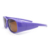 Polarized Pop Colorful Rectangular 60mm Fit Over Sunglasses Over Glasses