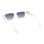 Mobster Luxury Designer Style Thick Horn Rim Fashion Sunglasses