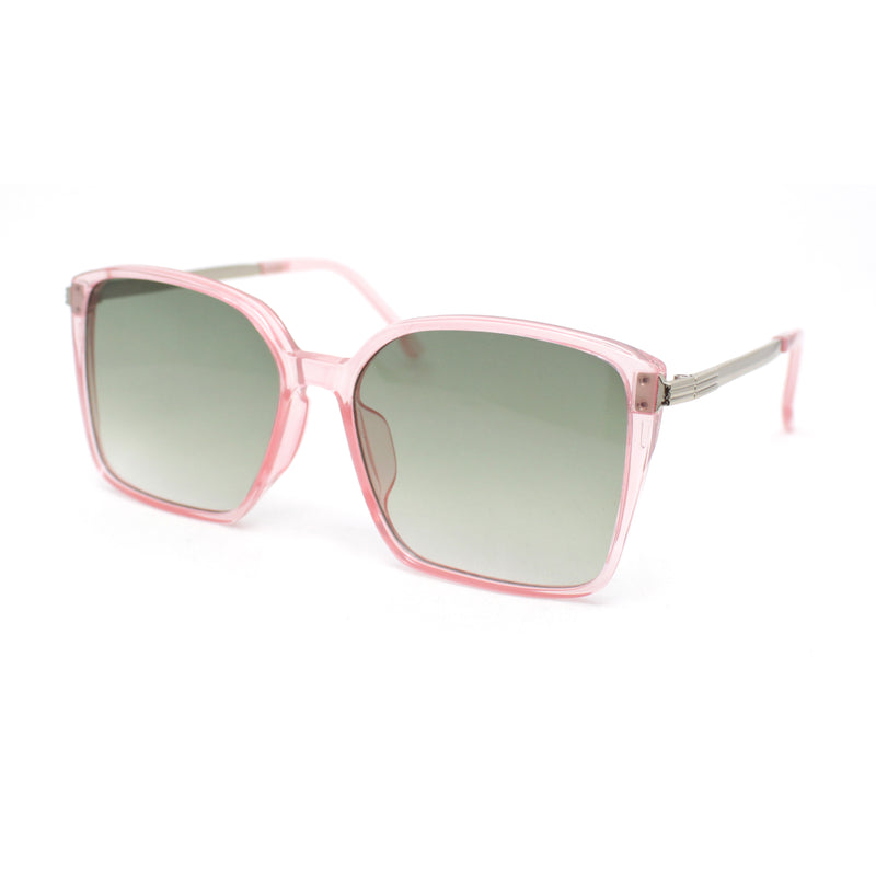 Womens Rectangular Chic Contemporary Designer Style Sunglasses