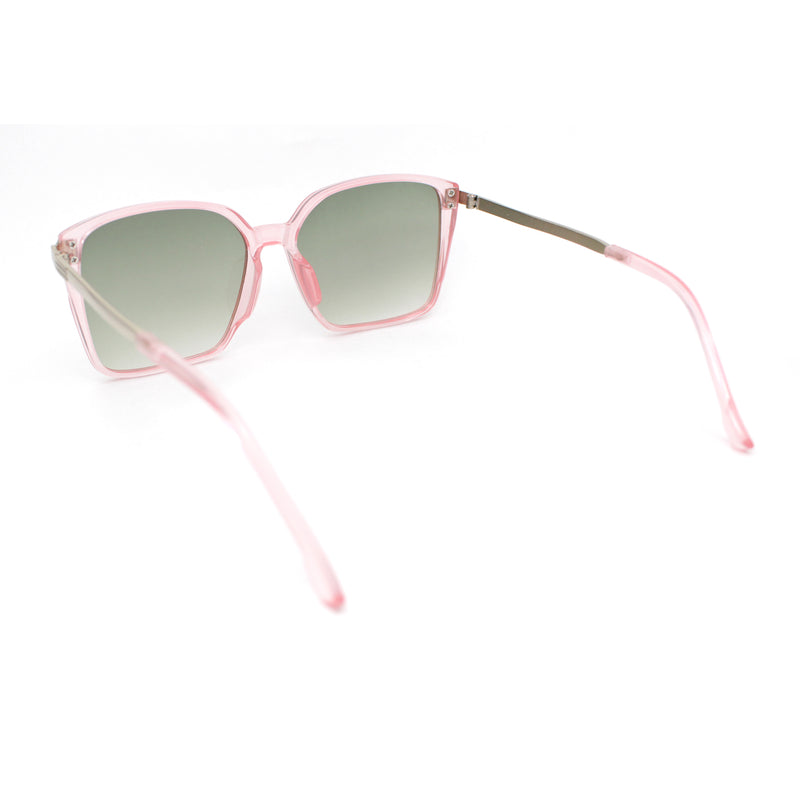 Womens Rectangular Chic Contemporary Designer Style Sunglasses
