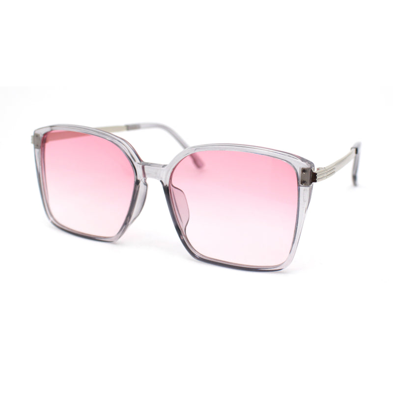Womens Rectangular Chic Contemporary Designer Style Sunglasses