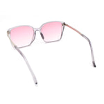 Womens Rectangular Chic Contemporary Designer Style Sunglasses
