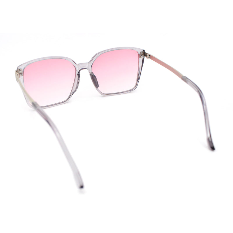 Womens Rectangular Chic Contemporary Designer Style Sunglasses