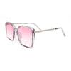 Womens Rectangular Chic Contemporary Designer Style Sunglasses