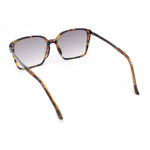 Womens Rectangular Chic Contemporary Designer Style Sunglasses