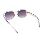 Hipster Narrow Rounded Rectangle Vintage Style Plastic Sunglasses