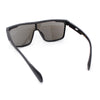 Color Mirror Rimless Y2K Mens Shield Plastic Sport Wrap Sunglasses