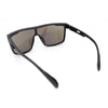 Color Mirror Rimless Y2K Mens Shield Plastic Sport Wrap Sunglasses