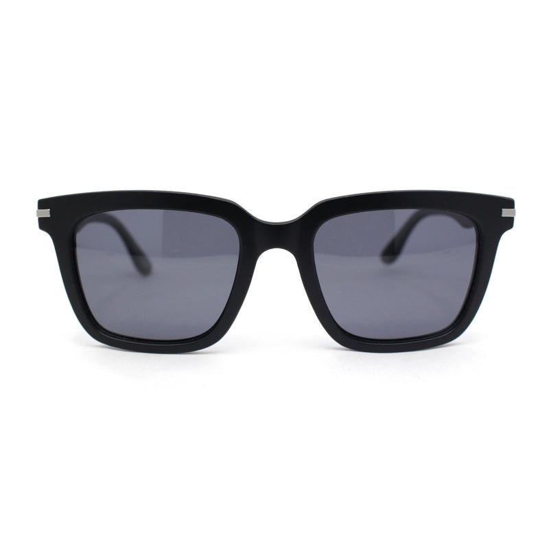 Hipster Vintage Style Horn Rim Gentlemans Plastic Sunglasses