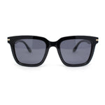 Hipster Vintage Style Horn Rim Gentlemans Plastic Sunglasses