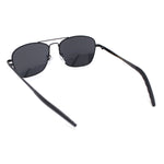 Mens Classic Rectangle Officer Air Force Pilot Metal Sunglasses