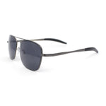 Mens Classic Rectangle Officer Air Force Pilot Metal Sunglasses