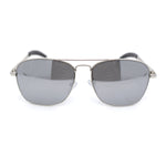 Mens Classic Rectangle Officer Air Force Pilot Metal Sunglasses