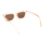 Womens Retro Vintage Style Horn Rim Cat Eye Hipster Sunglasses