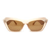 Womens Mod Thick Plastic Cat Eye Oversized Fashion Sunglasses