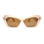 Womens Mod Thick Plastic Cat Eye Oversized Fashion Sunglasses