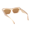 Womens Mod Thick Plastic Cat Eye Oversized Fashion Sunglasses