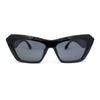 Womens Mod Thick Plastic Cat Eye Oversized Fashion Sunglasses