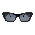 Womens Mod Thick Plastic Cat Eye Oversized Fashion Sunglasses