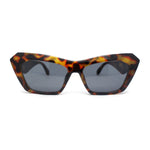 Womens Mod Thick Plastic Cat Eye Oversized Fashion Sunglasses