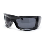 Thick Temple Oversized Large Trendy 90s Sport Sunglasses