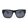 Luxury Manly Thick Horn Rim Fashion Plastic Sunglasses