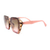 Womens Classy Chic Rimless Butterfly Designer Fashion Sunglasses