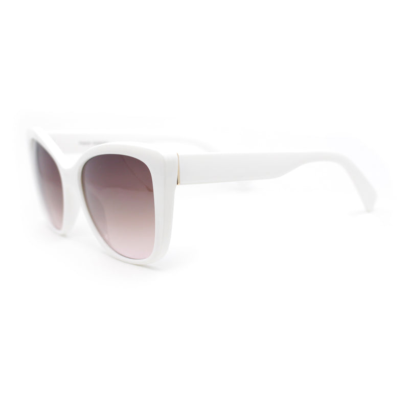 Womens Oversized Cat Eye Classy Plastic Fashion Sunglasses
