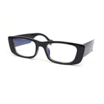 Womens Mod Rectangle Fashionable Blue Light Filter Computer Glasses