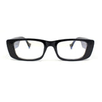 Womens Mod Rectangle Fashionable Blue Light Filter Computer Glasses