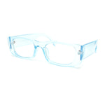 Womens Mod Rectangle Fashionable Blue Light Filter Computer Glasses