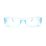 Womens Mod Rectangle Fashionable Blue Light Filter Computer Glasses
