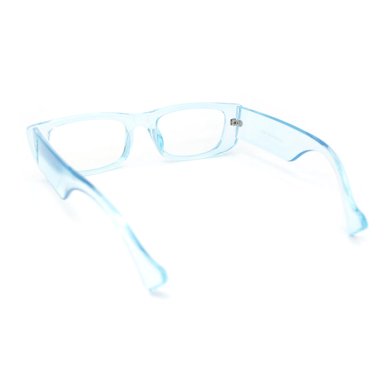 Womens Mod Rectangle Fashionable Blue Light Filter Computer Glasses