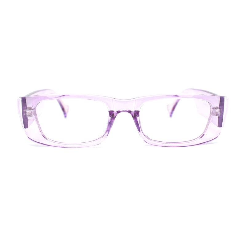 Womens Mod Rectangle Fashionable Blue Light Filter Computer Glasses