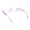 Womens Mod Rectangle Fashionable Blue Light Filter Computer Glasses